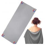 lasuroa Magnetic Beach Towel, 75x29.5in Quick-Dry