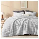 Andency Queen Comforter Set, Fluffy Super Soft Lig
