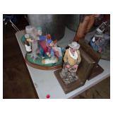 BOOK ENDS AND STATUES