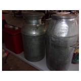 MILK AND CREAM CANS