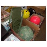 MILITARY HELMET, BOLLING BALL