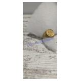 18k vintage signet style University of Cambridge