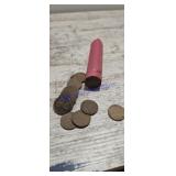 Rolling of wheat pennies