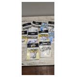 Assorted fishing hooks