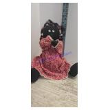 vintage African American folk art rag doll