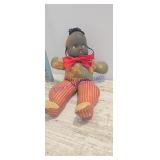 vintage folk art African American stuffed doll