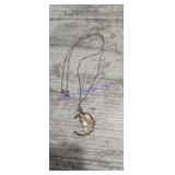 Goddess Moon Sterling Silver Necklace