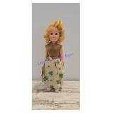 Vintage Irish Doll w/ Shamrock Clover Dress