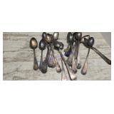 E engraved flatware silver plated