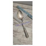 Sterling silver serving spoon
