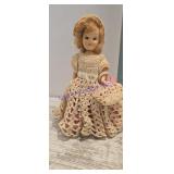 vintage hard plastic doll