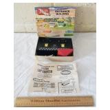 Vintage Model Motoring Lap Counter & Atlas Box