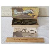 Vintage Aurora P47 Thunderbolt Model