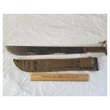 WWII US True Temper Machete w/ Sheath