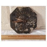 Vintage Precision Mold Metal Clockface