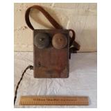 Vintage Bell Telephone Wooden Phone Box