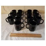 Black Amethyst Glass Mugs France