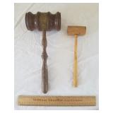2 Gavels 1 Lot