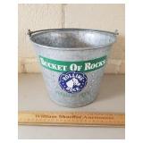 Rolling Rock Beer Metal Ice Bucket