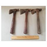 3 Hatchets 1 Lot