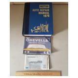 Auto Repair Manuals Including 1967 Chevelle 1 Lot