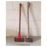 Double Headed Axe & Splitting Axe 1 Lot