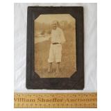 Vintage Photo Man in Pinstripes Baseball Player?