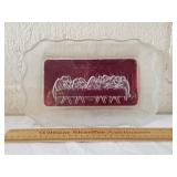 Glass Last Supper Tray