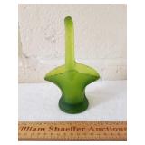 Westmoreland Green Glass Vase