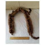 Mink Fur Stole Scarf 3 Pelts - Needs TLC