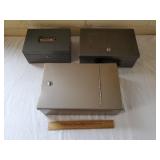 Metal Lock Boxes No Keys 1 Lot
