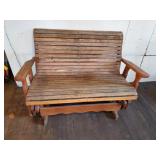 Wooden Glider 31 x 53 x 37"