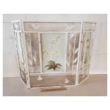 Metal Fireplace Screen 32" H