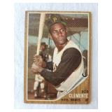 1962 Topps Roberto Clemente Baseball Card