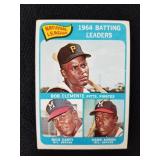 1965 Topps Roberto Clemente & Aaron Baseball Card