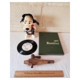 Vintage Lot Bank, Tap, Record, Yearbook 1 Lot