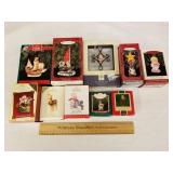 10 Hallmark Christmas Ornaments 1 Lot