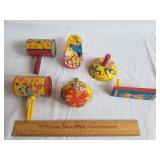 Vintage Tin Noise Makers