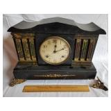 Waterbury Clock 16" W x 12" H Needs TLC