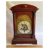 Vintage German Clock 9 & 1/2 W 14 & 1/4" H