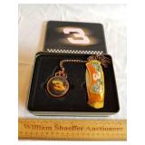 Dale Earnhardt Pocket Knife & Watch w/ Tin