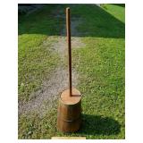 Wooden Butter Churn 40" H