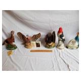 Bird Decanters 1 Lot