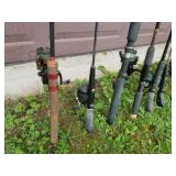 Fishing Poles & Reels 1 Lot