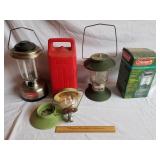 Lanterns 1 Lot Some Coleman - Red Case Empty