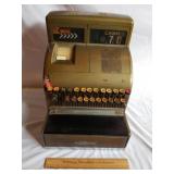 National Cash Register w/ Key 17 & 1/2" H