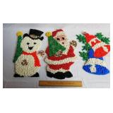 Vintage Melted Popcorn Christmas Decor