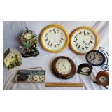 Assorted Clocks 1 Lot