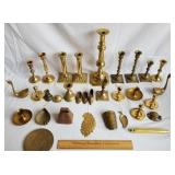 Brass Candle Stick Holders & Decor 1 Lot