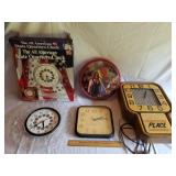 Assorted Clocks 1 Lot